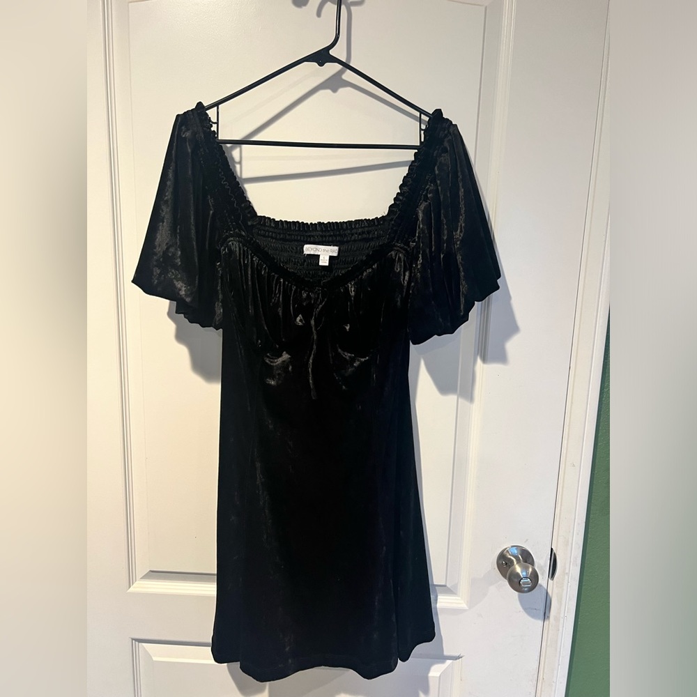Beyond the radar black dress